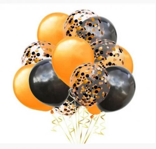 Набор воздушных шаров на Halloween 017 (30 см - 15 шт)